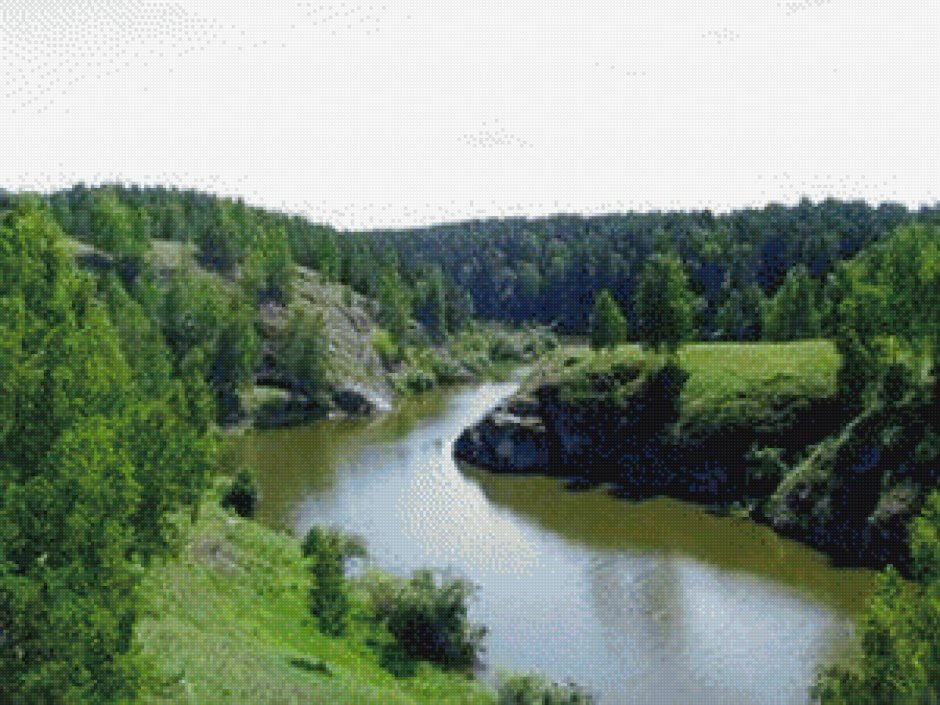 Каменные ворота на реке Исеть