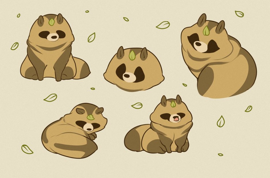 Тануки зверек аниме