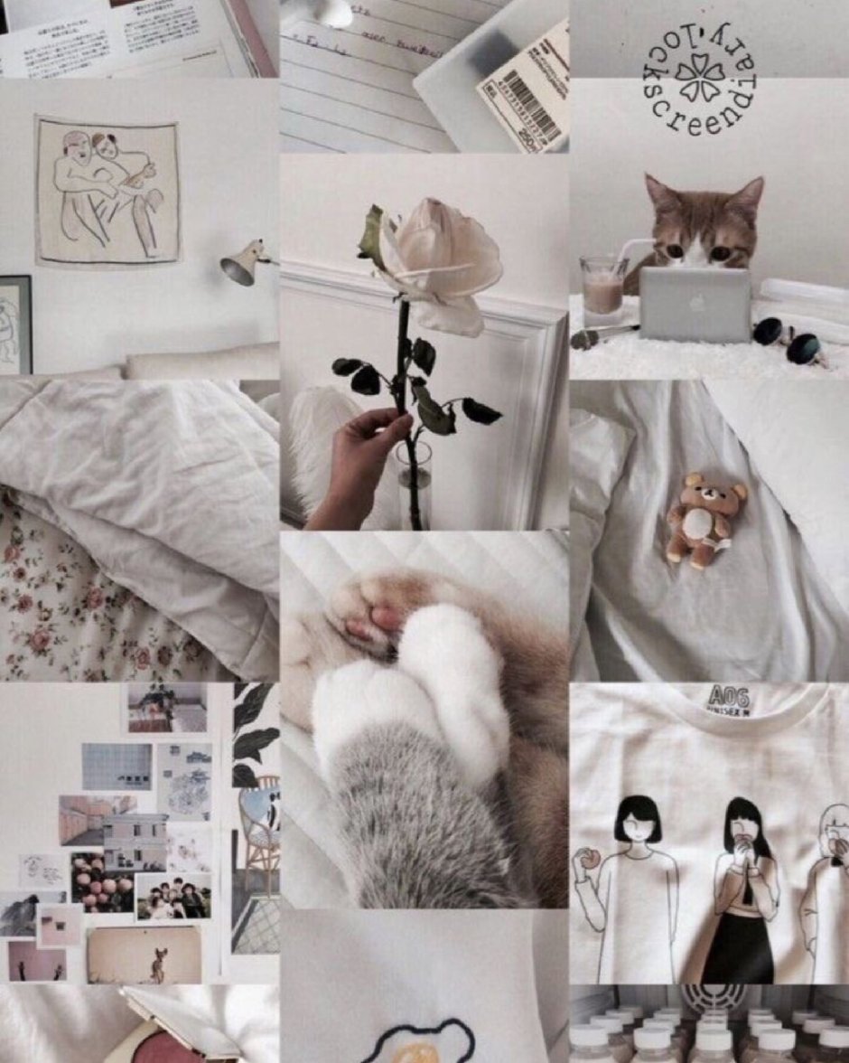 Эстетика кошек коллаж