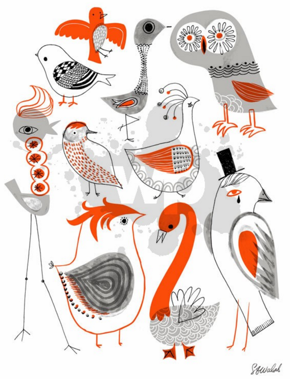 Птицы художника Eric Shepherd