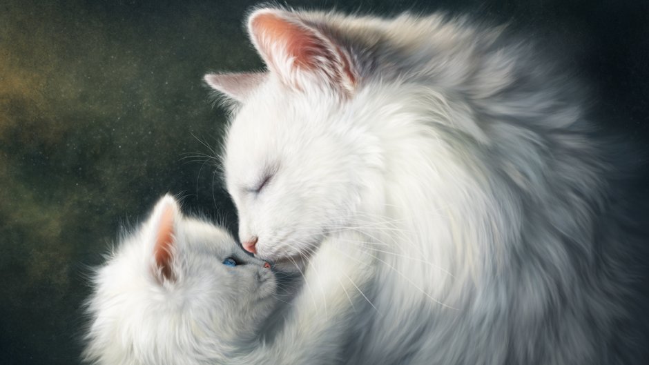 Нежная кошка