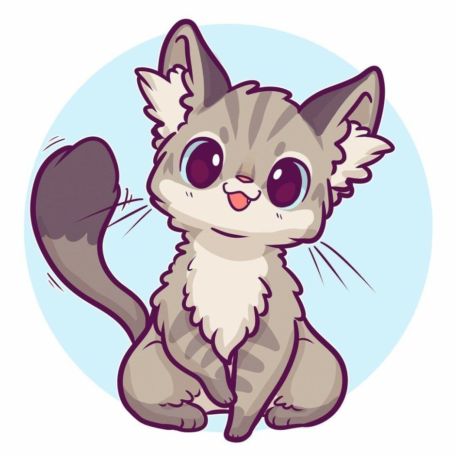 Дудлинг кошка