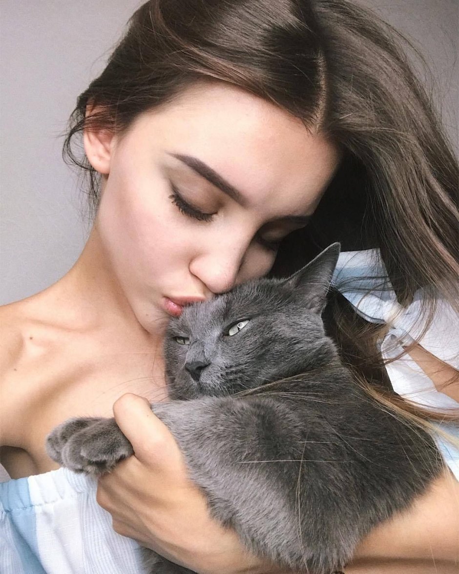 Кот селфи