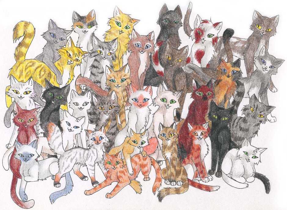 Коты Воители грозовое племя