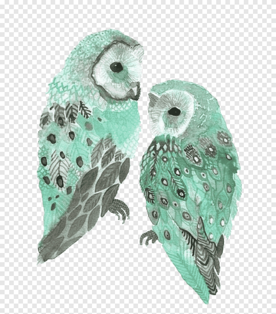 Бирюзовые картины птицы