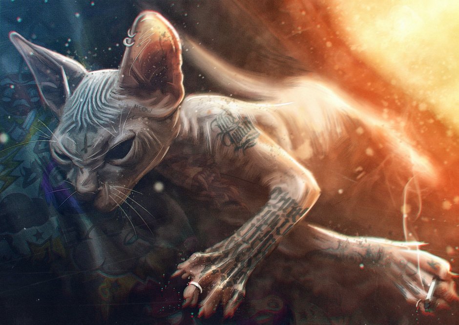 Кот Макс Твейн