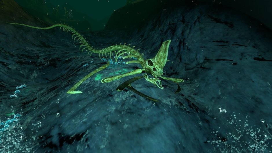 Лавовая ящерица Subnautica