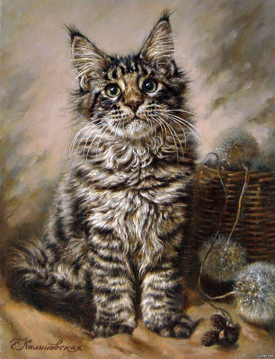 Художник Калиновская кошки