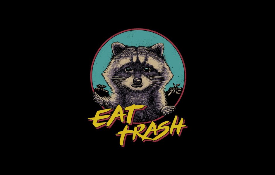 Енот обои арт