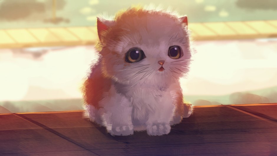 Котенок арт