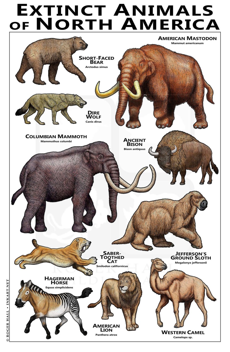 Extinct (вымершие животные)