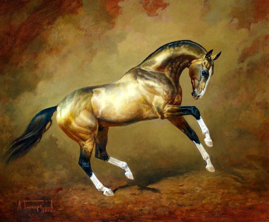 Ахалтекинская лошадь Breyer