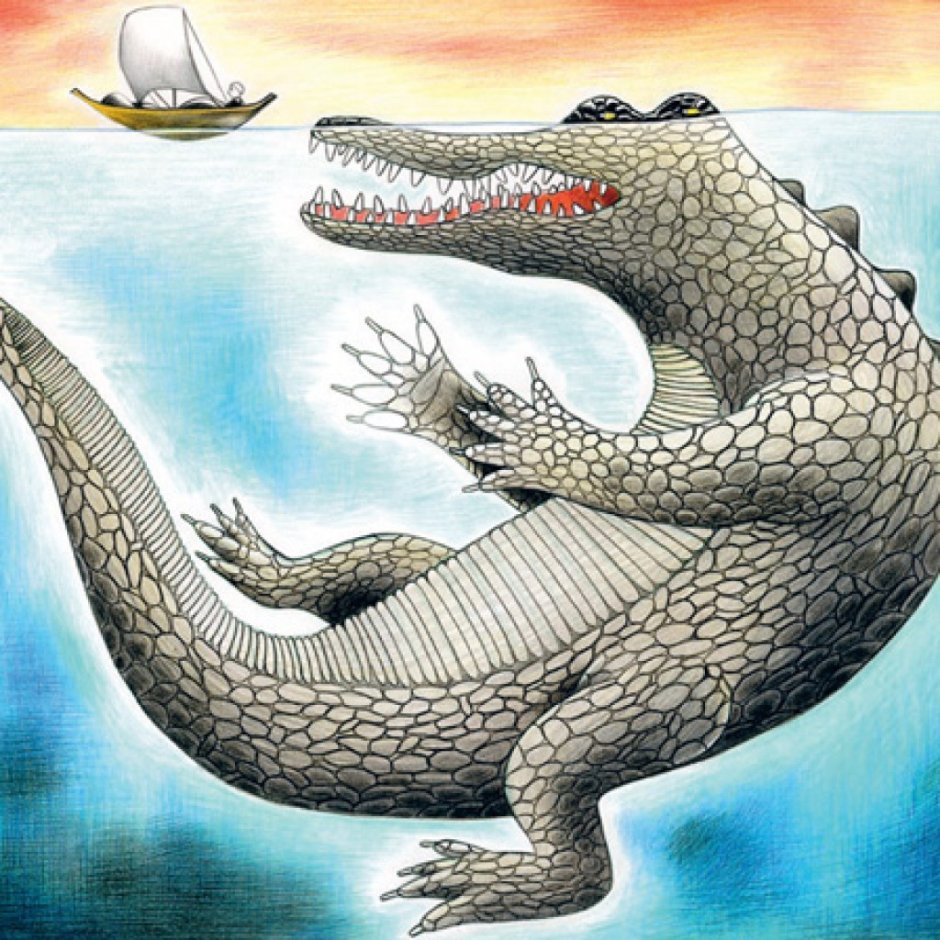 Гребнистый крокодил Густав