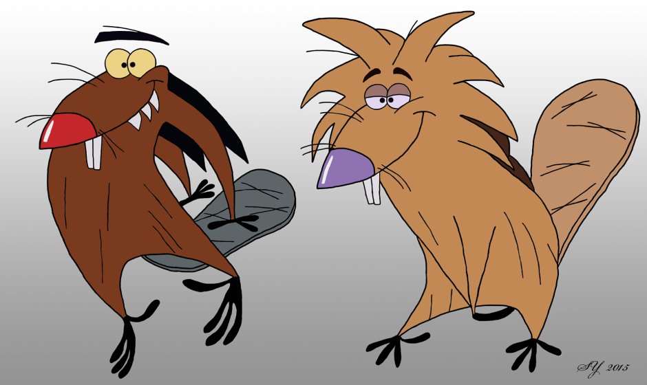 Angry beavers Daggett