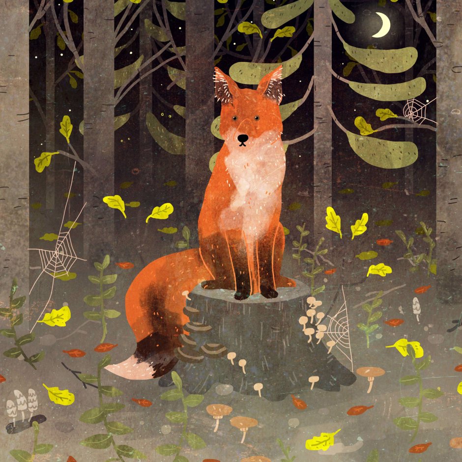 Иллюстрации с лисами