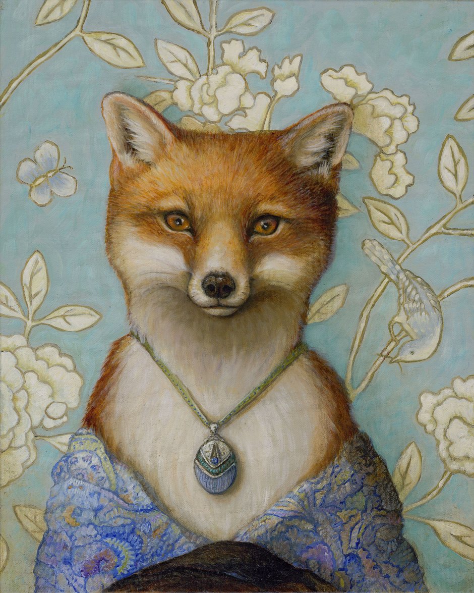 Винтажная лиса