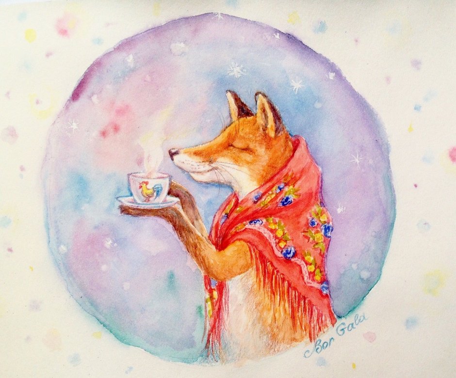 Уроки рисования Лис