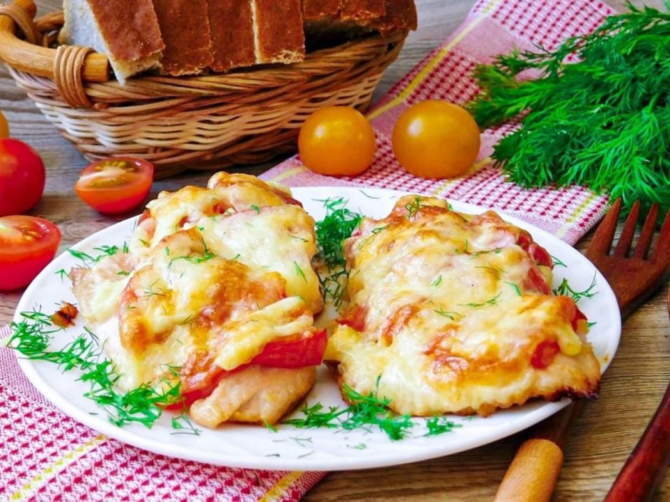 Куриная грудка под сыром