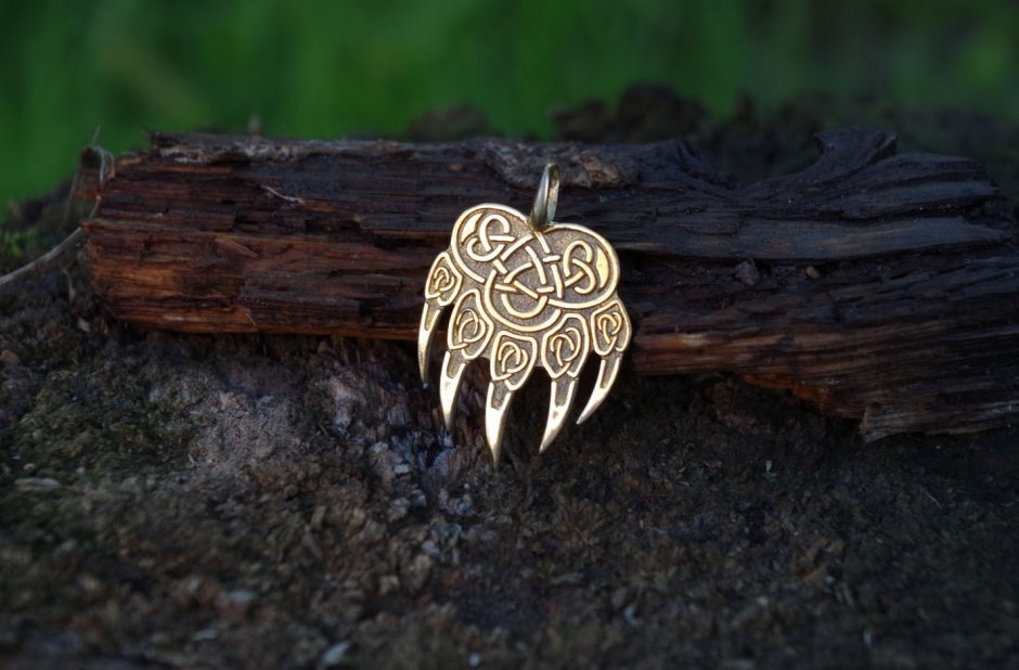 Печать Велеса медвежья лапа