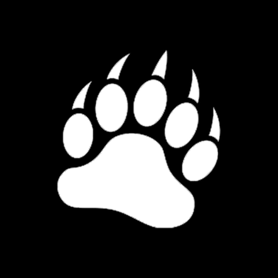 След медведя отпечаток логотип