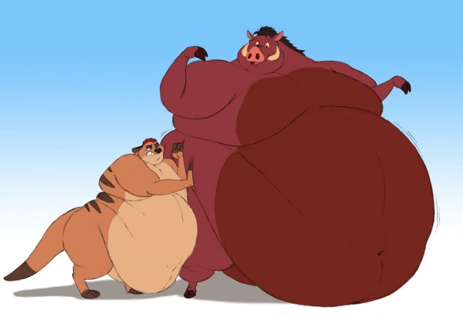 Свинья толстая вектор