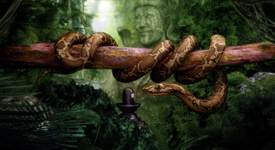 Анаконда в джунглях