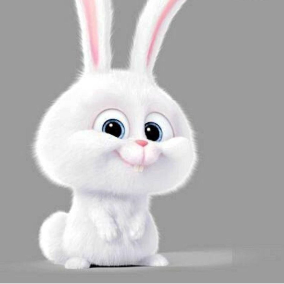 Белый Зайка из мультика Тайная жизнь