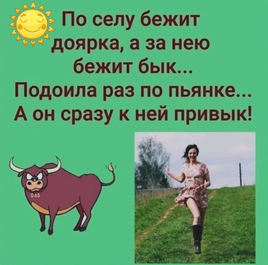 Анекдоты про быка прикольные
