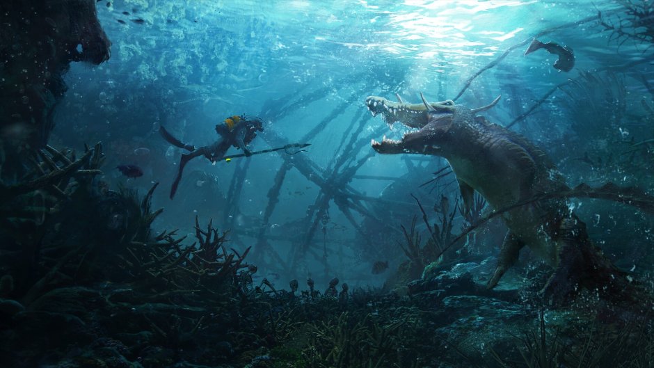 Кракен Левиафан Subnautica