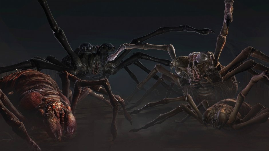 Гигантский паук Resident Evil