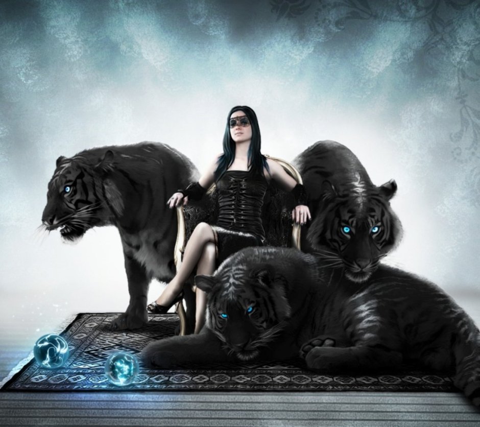 Пантера гравировка