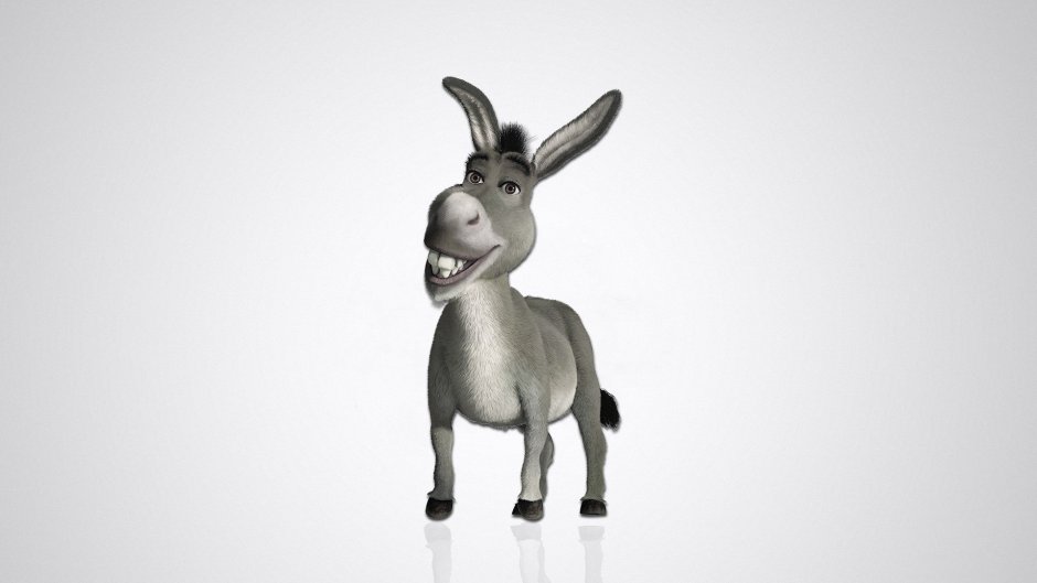 Нагруженный ишак