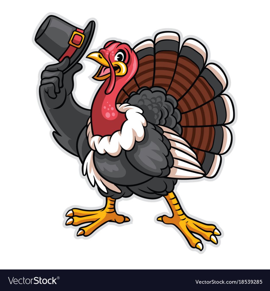 Смешная индейка Thanksgiving