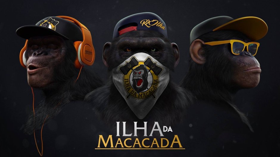 Ничего не вижу и не слышу обезьянки