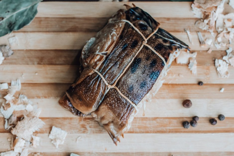 Рыба зубатка синяя