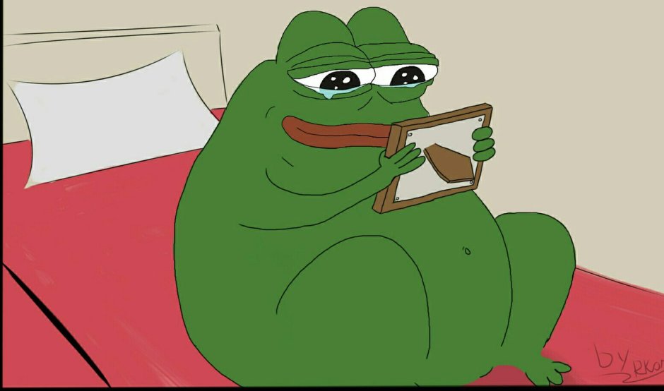 Лягушка Пепе толстая