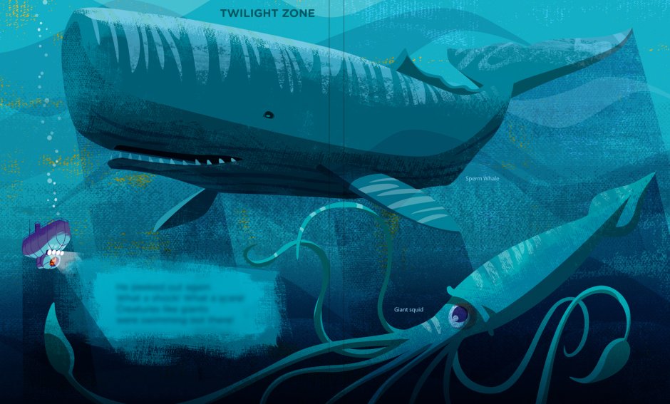 Кашалот гуашь