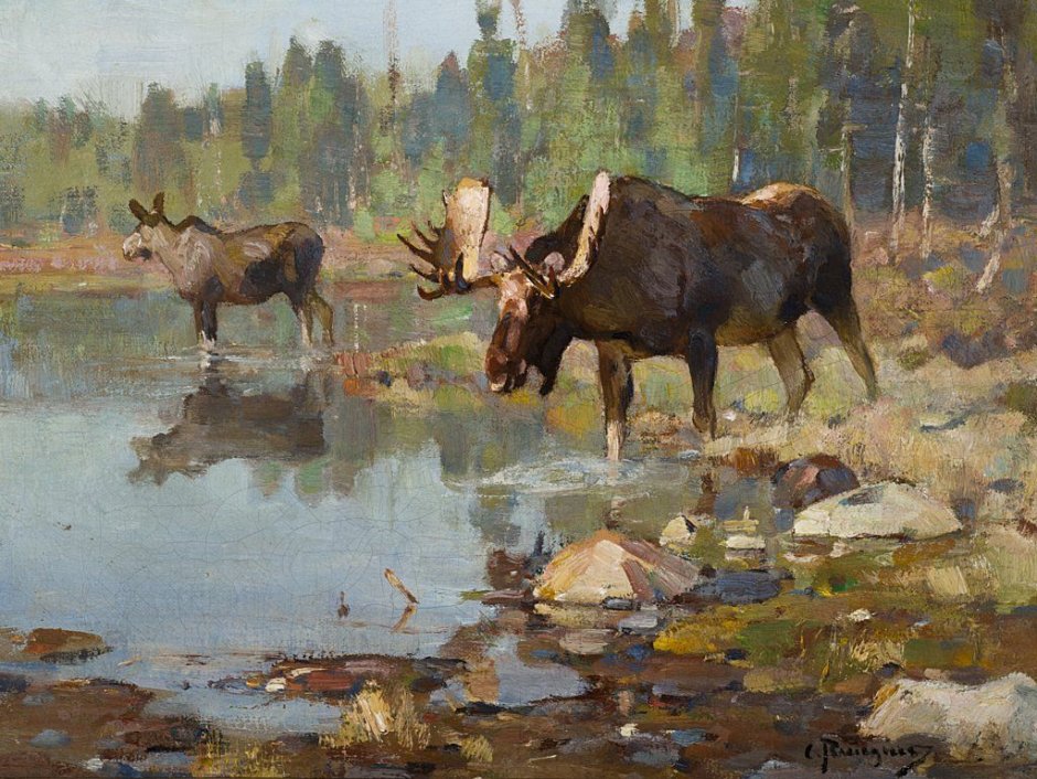 Анималист Ken Carlson.
