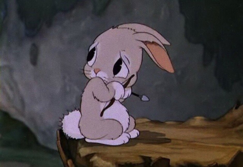 Грустный заяц