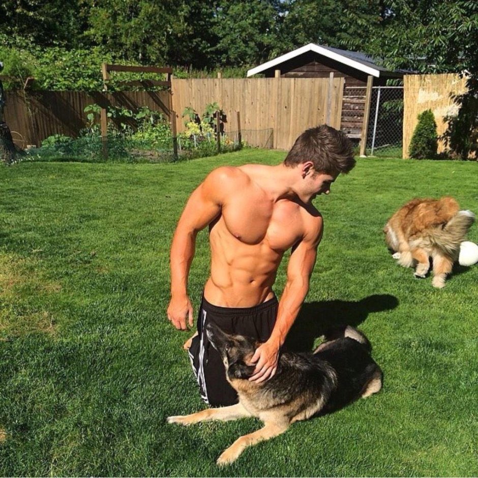 Jeff seid с собакой