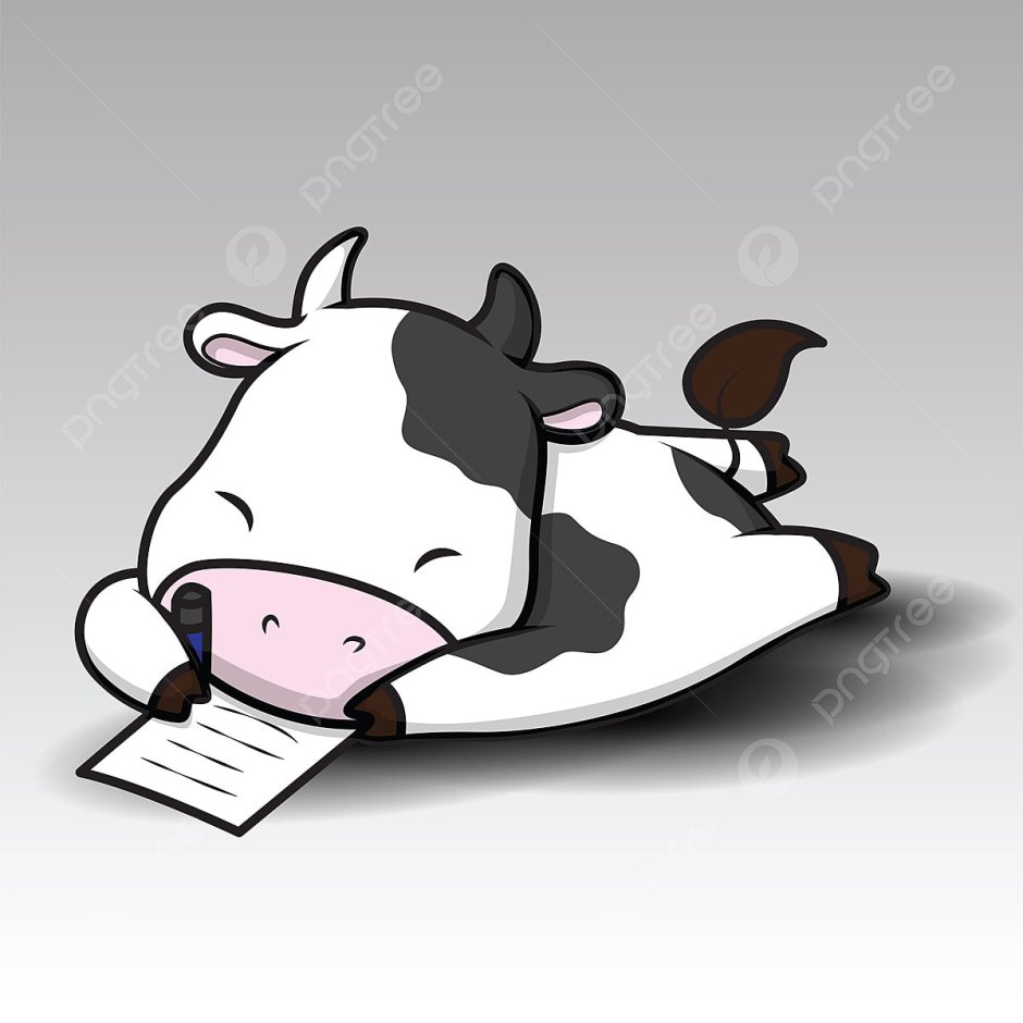 Корова Минимализм