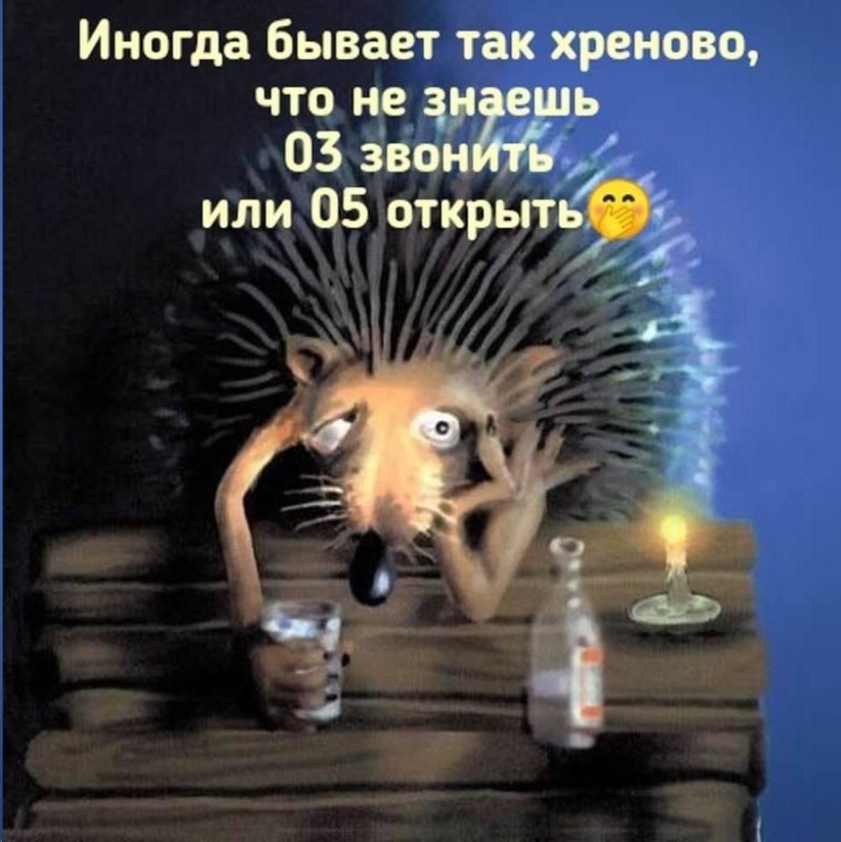 Ежик в тумане псих