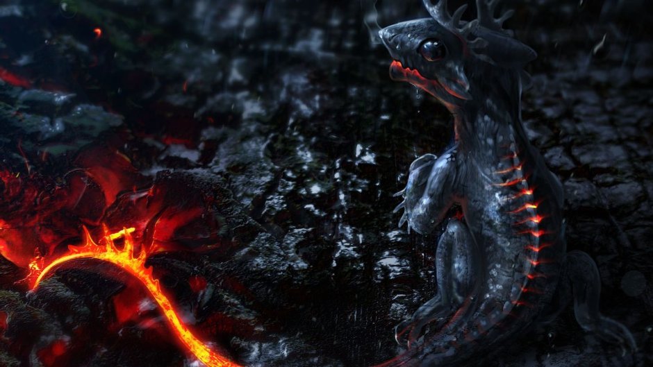 Пресмыкающиеся саламандра