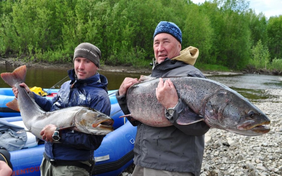 Рыбалка на реке Лене