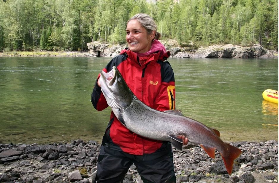 Река Енисей рыбалка