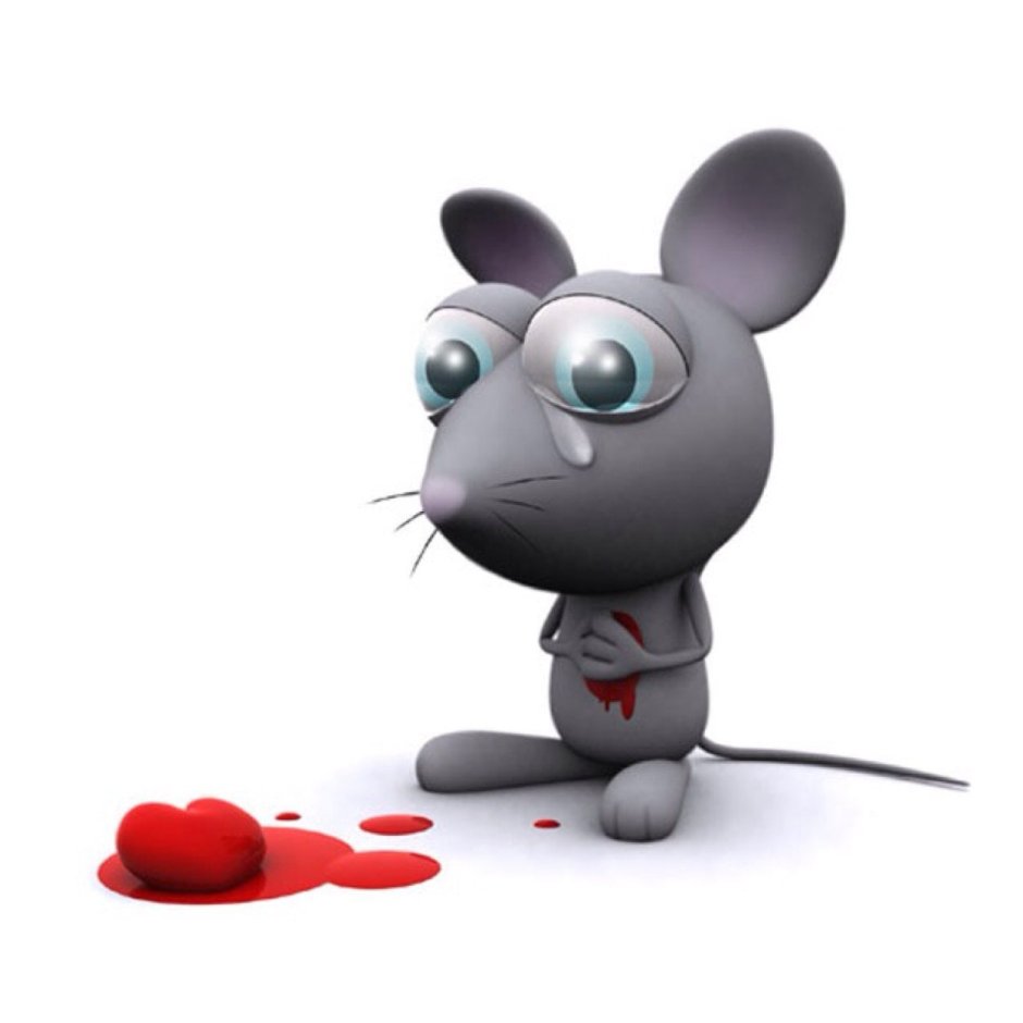Грустная мышь