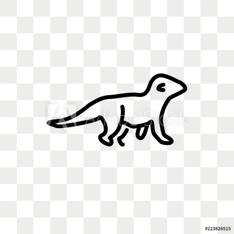 Мангуст лого Минимализм