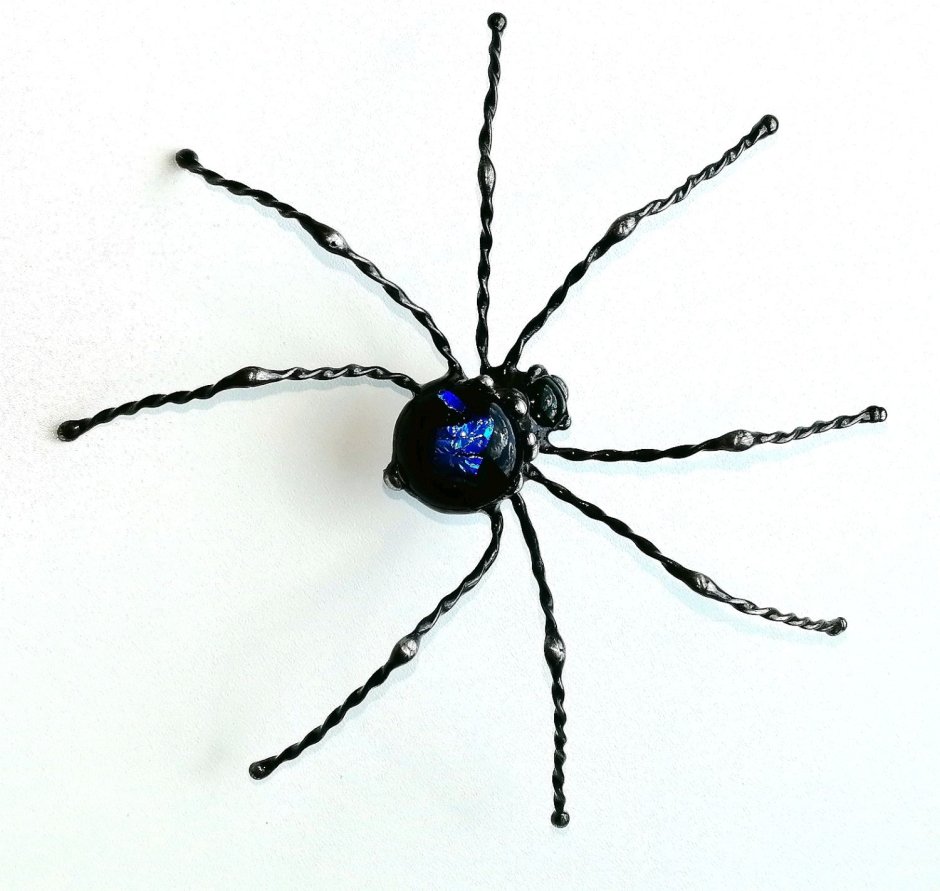 Брошь паук e122002