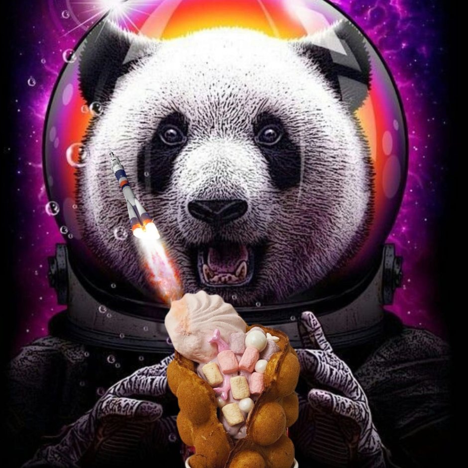 Панда арт