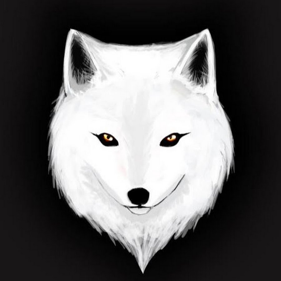 Тату лиса черно белая